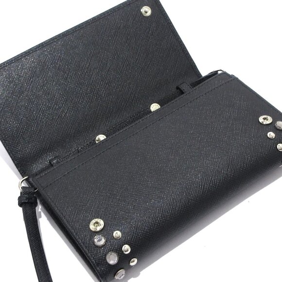 PRADA - Black Saffiano Borch (Leather) Other Style Wallet 529-080325 - Picture 10 of 14